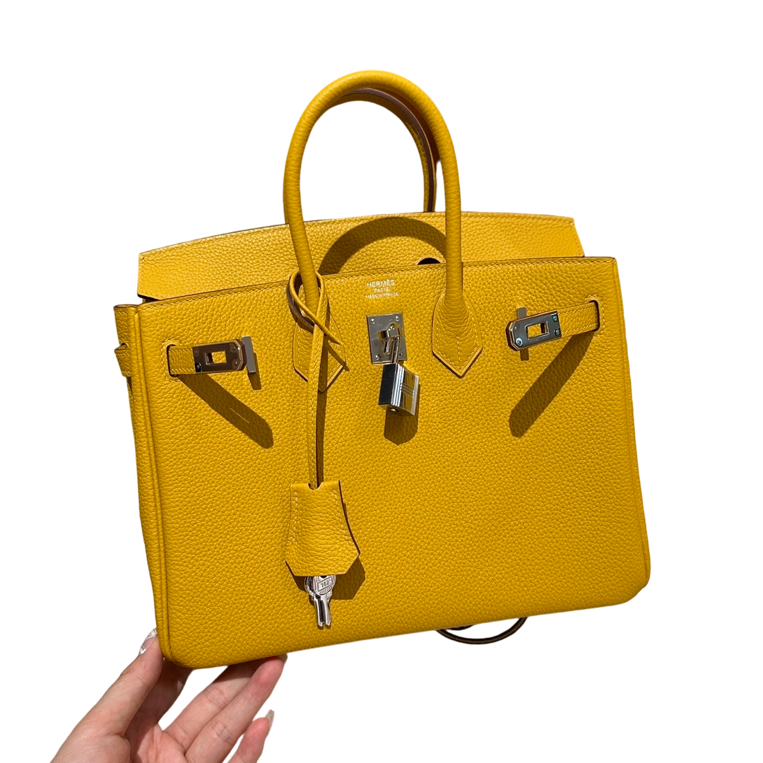 Birkin  Togo – Amber Yellow | Palladium