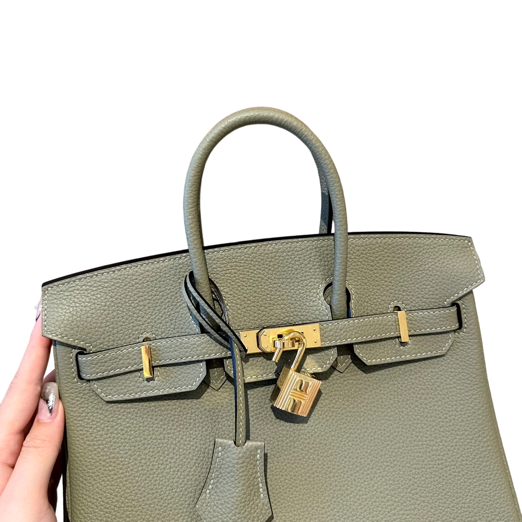 Birkin  Togo – Sage Green | Gold-Plated