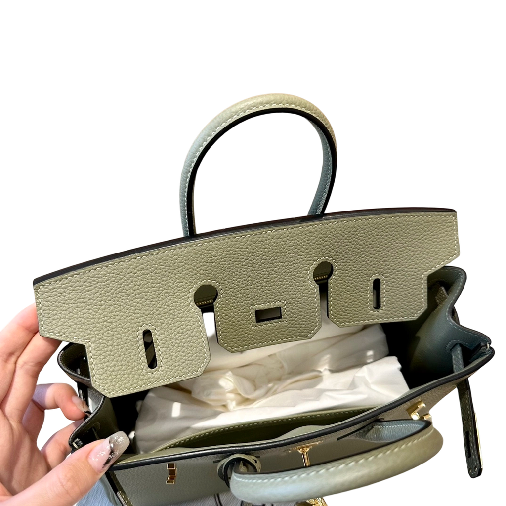 Birkin  Togo – Sage Green | Gold-Plated
