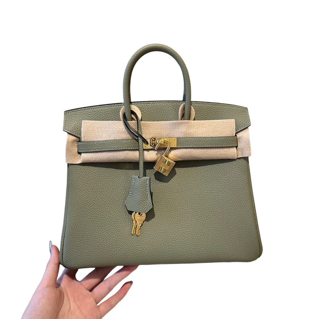 Birkin  Togo – Sage Green | Gold-Plated