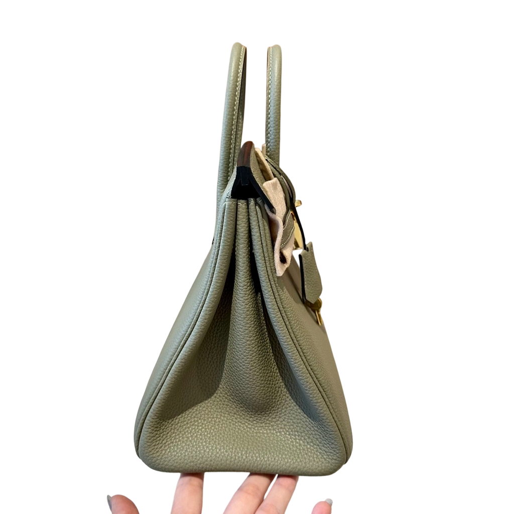 Birkin  Togo – Sage Green | Gold-Plated