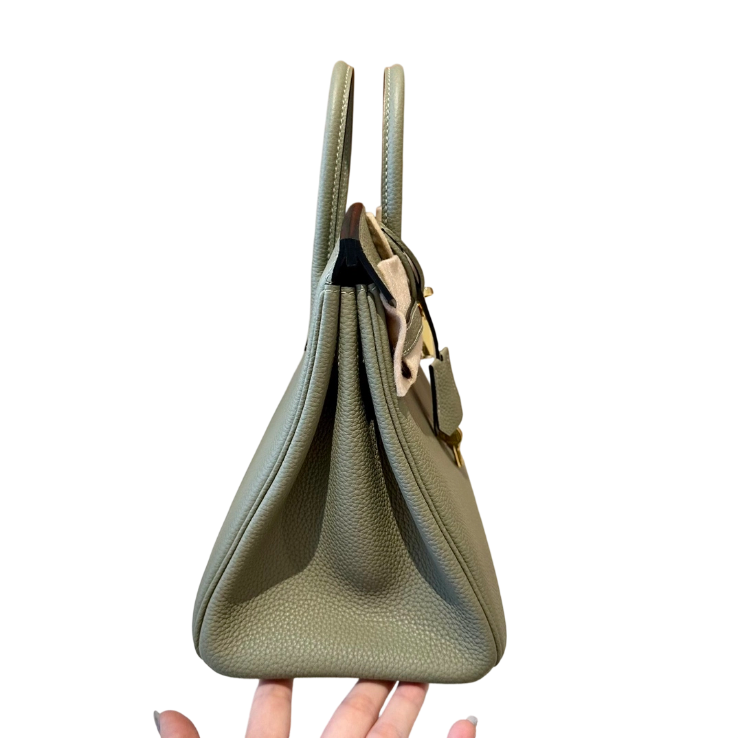Birkin  Togo – Sage Green | Gold-Plated