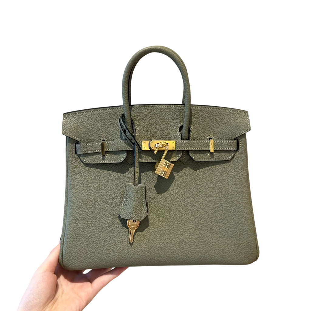 Birkin  Togo – Sage Green | Gold-Plated