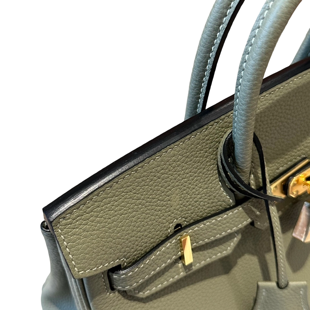 Birkin  Togo – Sage Green | Gold-Plated