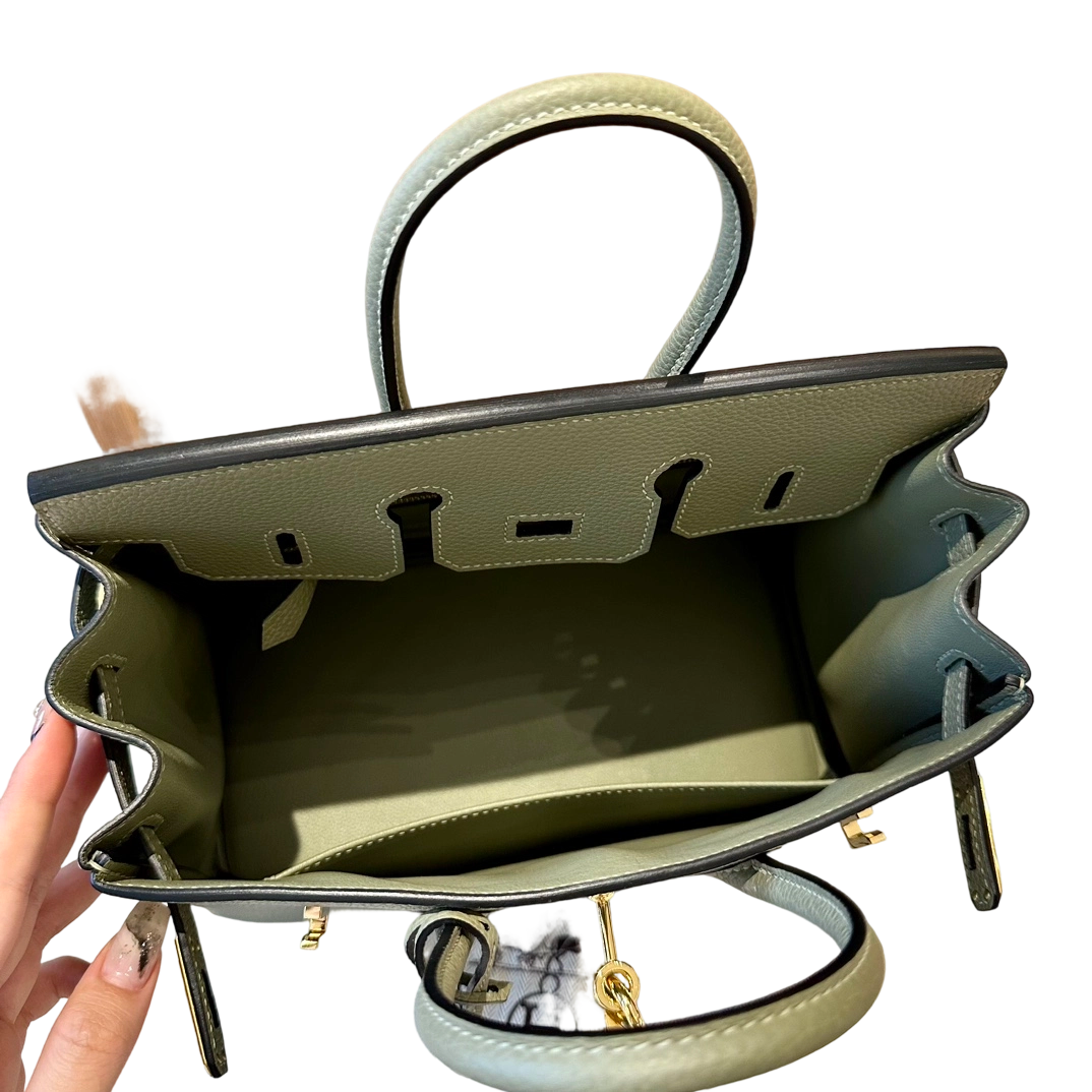 Birkin  Togo – Sage Green | Gold-Plated