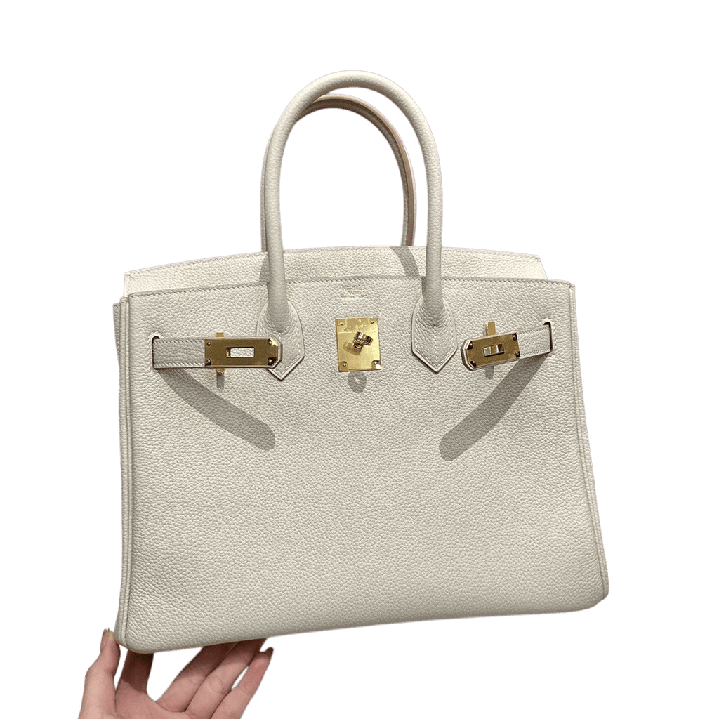 Birkin  Togo – Milkshake White| Gold-Plated
