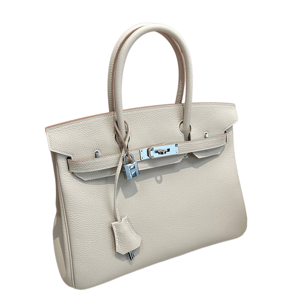 Birkin  Togo  – Milkshake White| Palladium