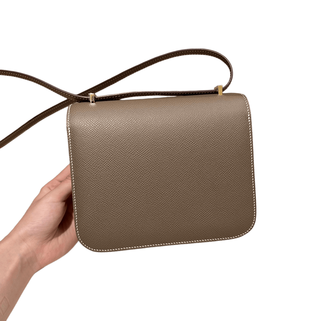 Constance  Epsom – Etoupe | Gold-Plated