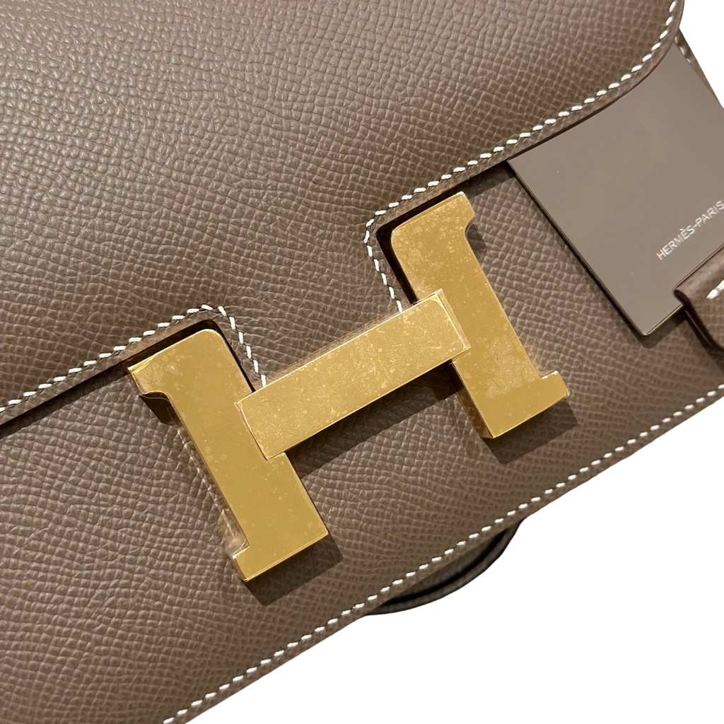 Constance  Epsom – Etoupe | Gold-Plated