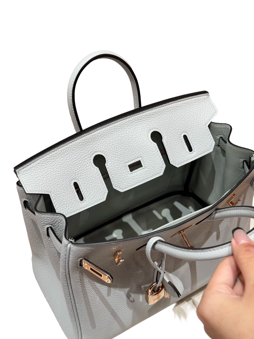 Birkin  Togo – Saint Blue | Rose Gold-Plated