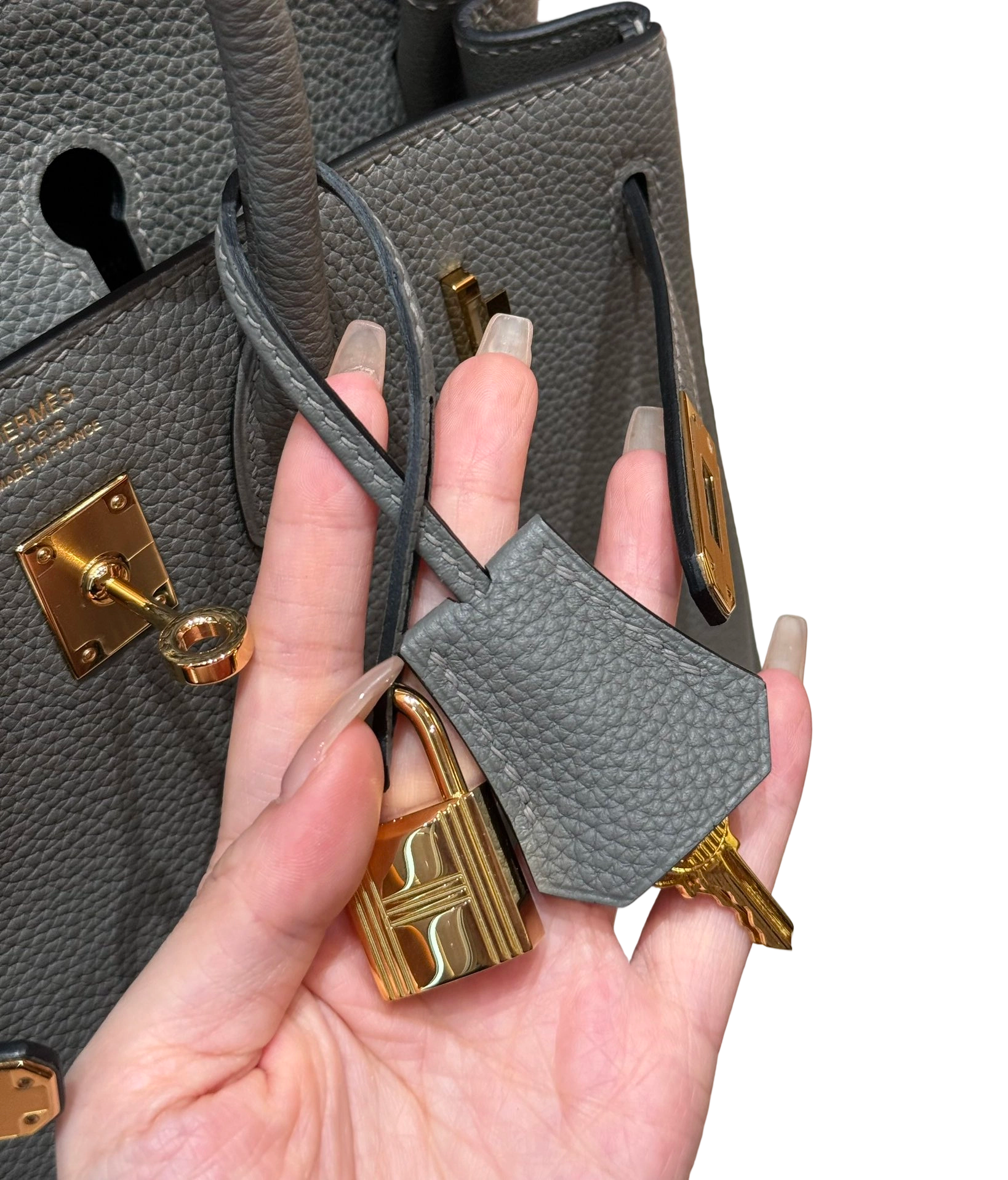 Birkin  Togo – Storm Grey | Gold-Plated  Features