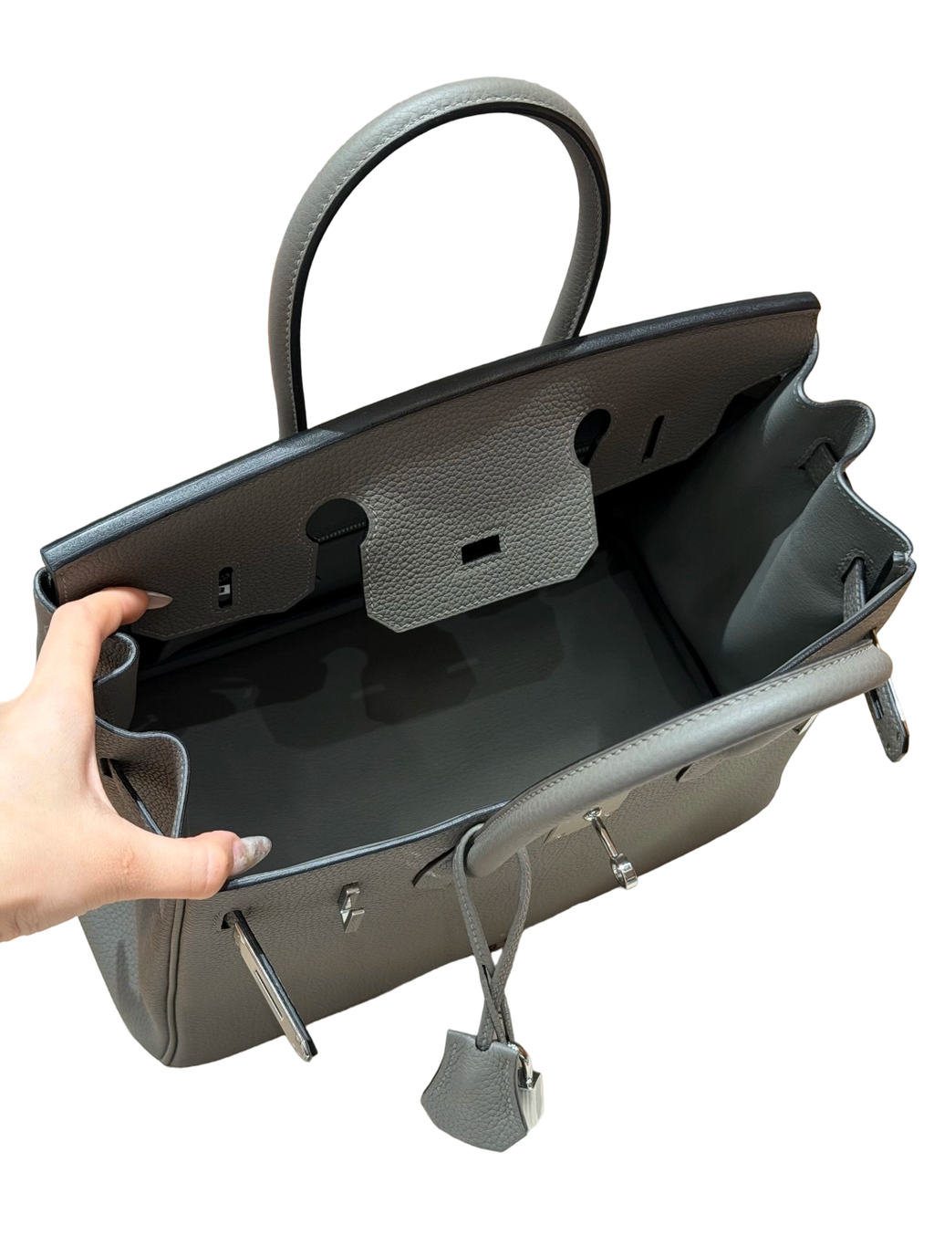 Birkin  Togo – Storm Grey | Palladium