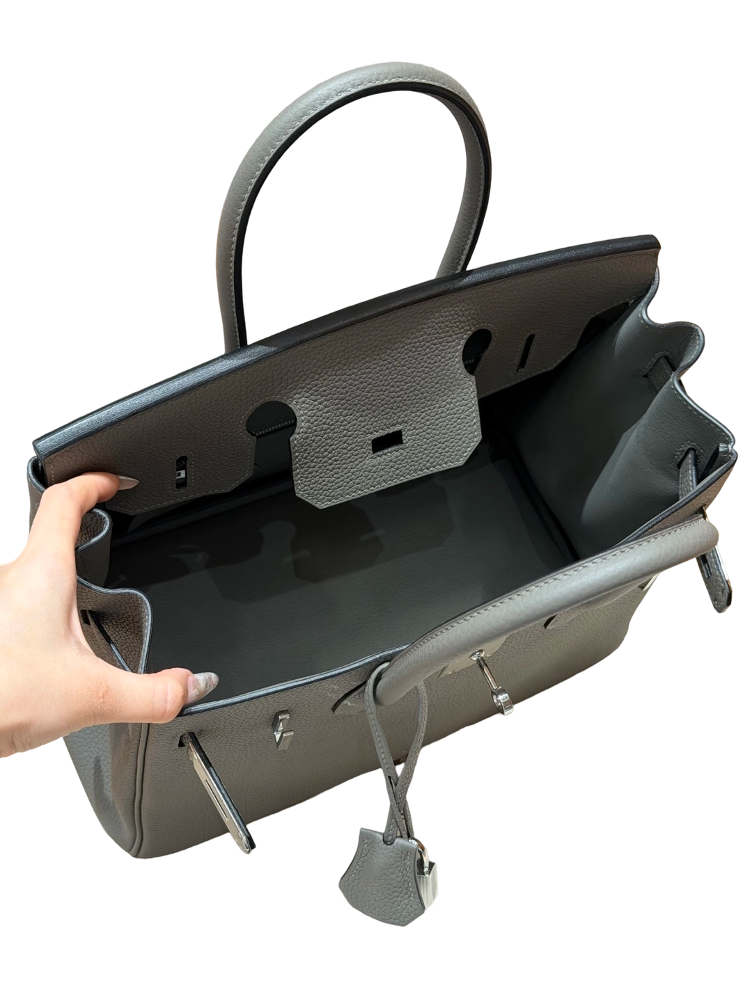 Birkin  Togo – Storm Grey | Palladium