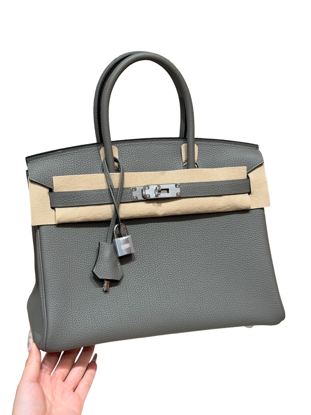 Birkin  Togo – Storm Grey | Palladium
