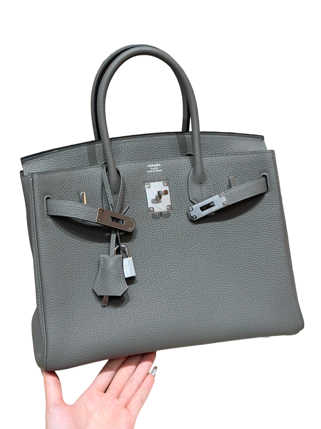 Birkin  Togo – Storm Grey | Palladium
