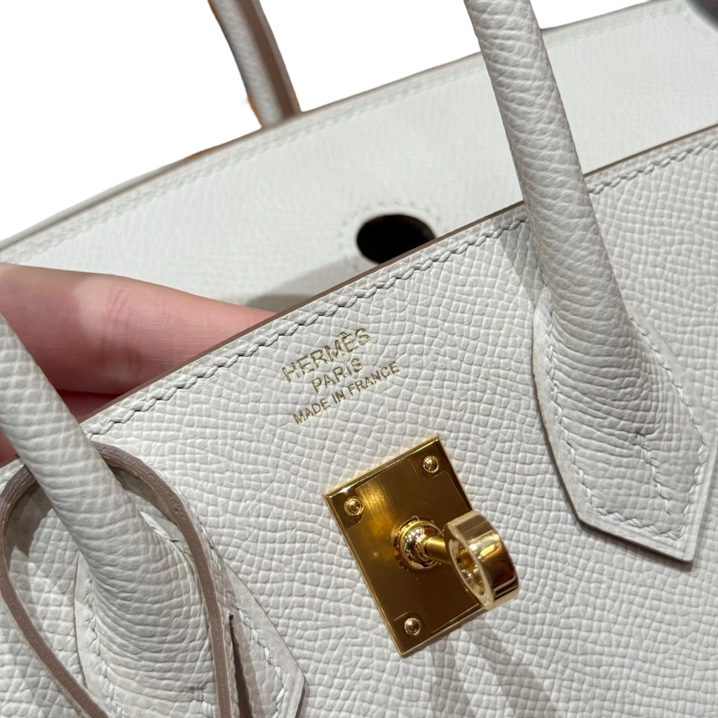 Birkin  Epsom – Milkshake White | Gold-Plated  Features