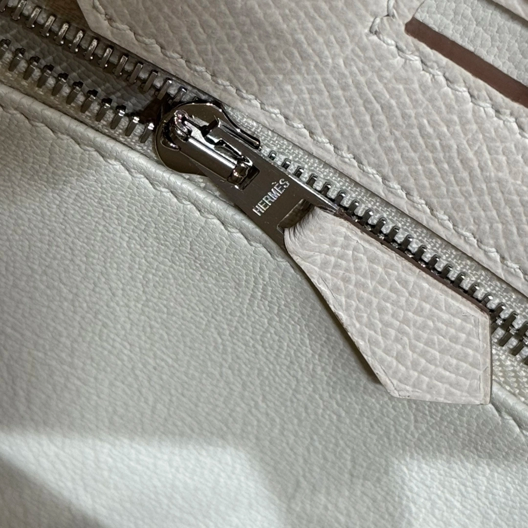 Birkin  Epsom – Milkshake White | Palladium