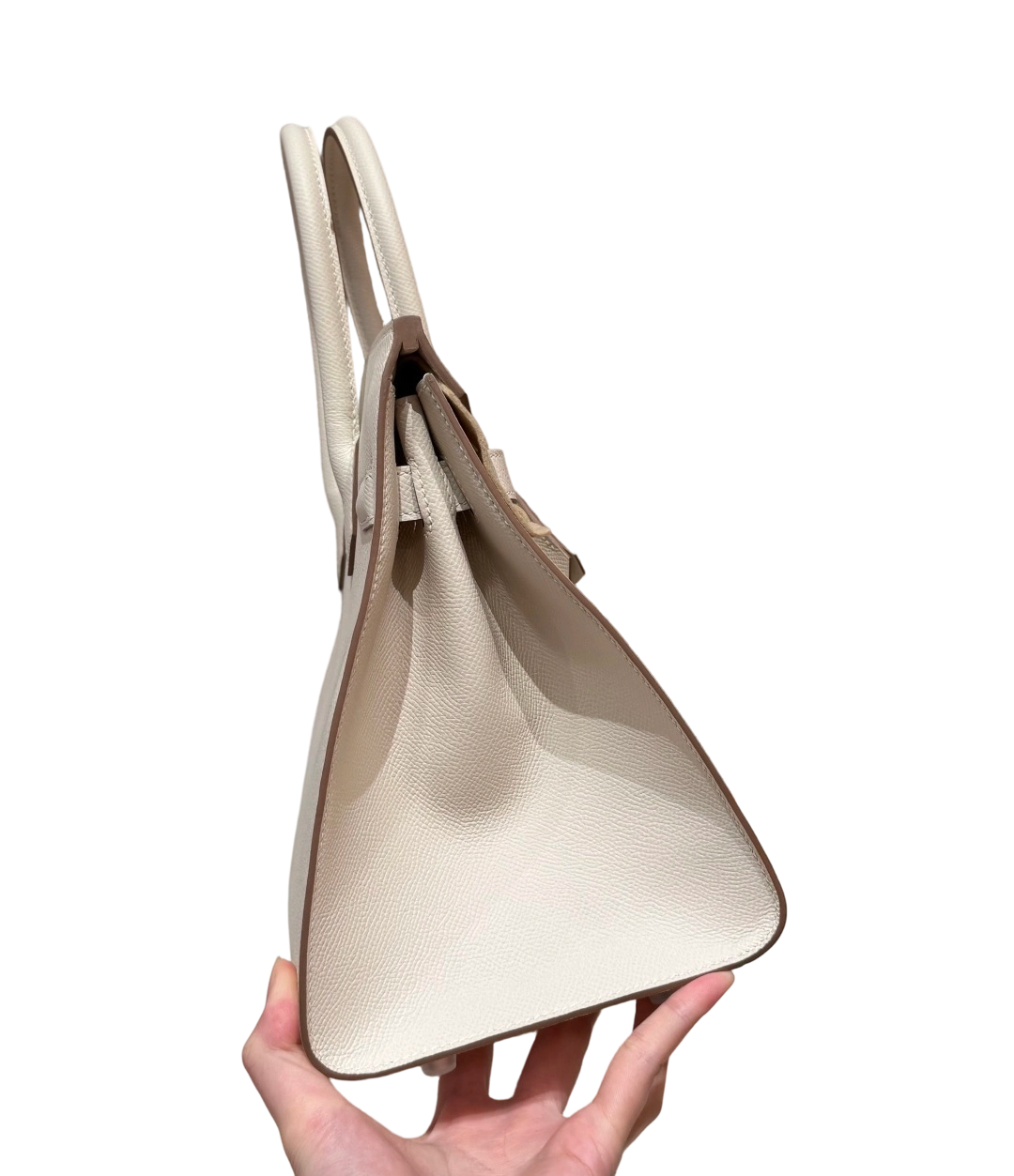 Birkin  Epsom – Milkshake White | Palladium