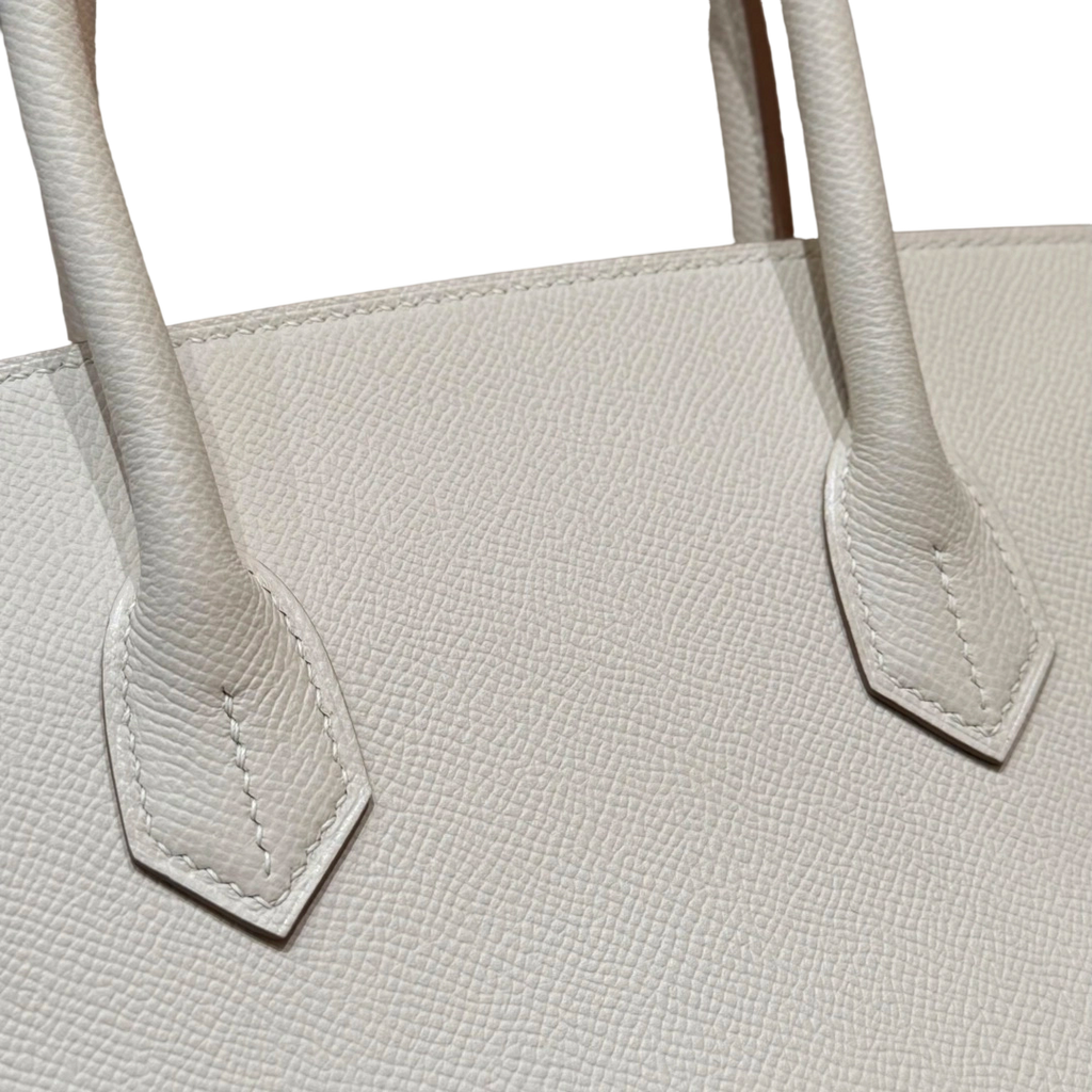 Birkin  Epsom – Milkshake White | Palladium