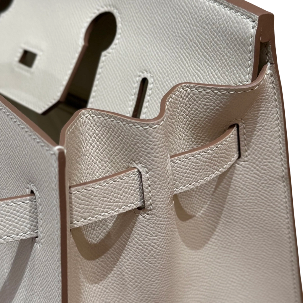 Birkin  Epsom – Milkshake White | Palladium
