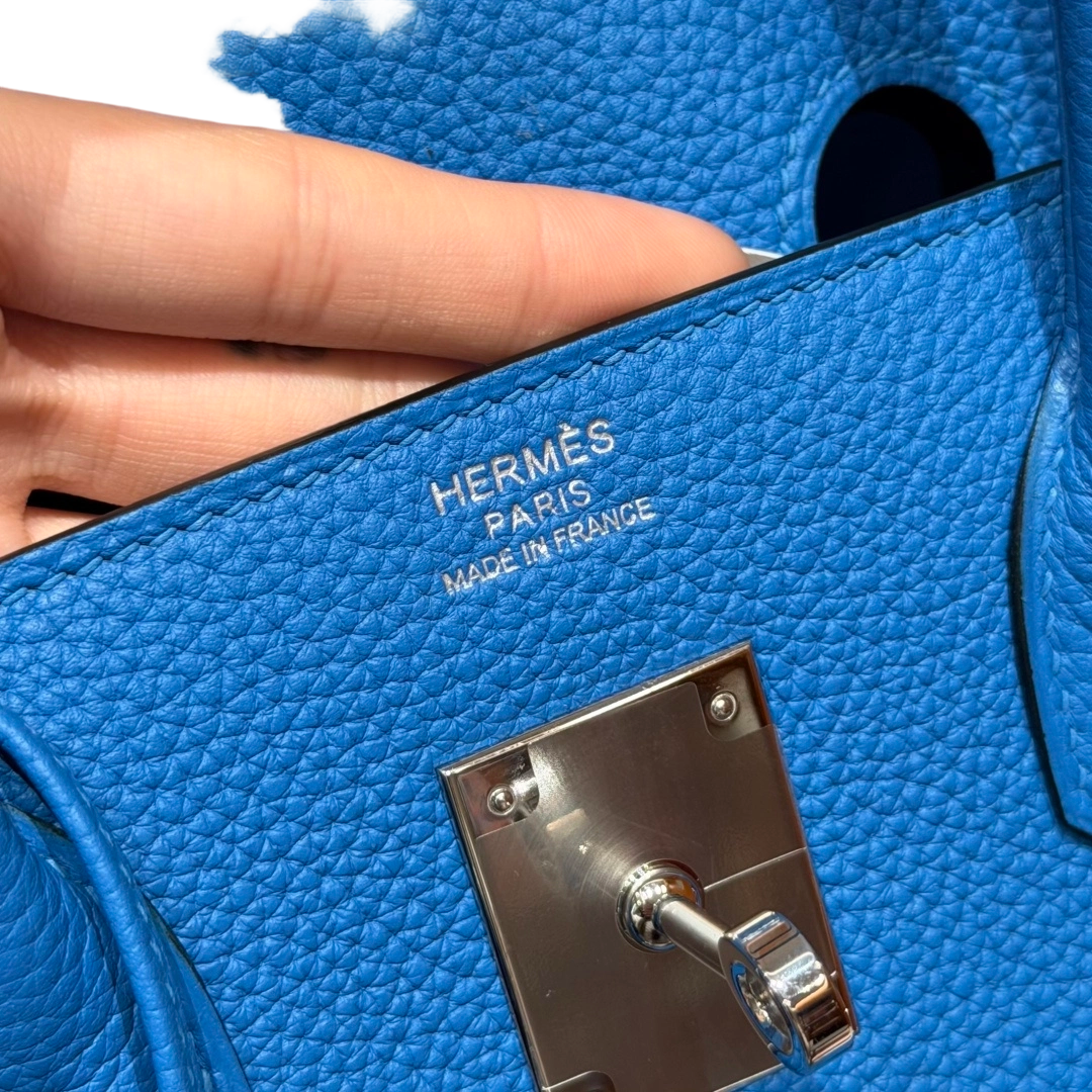 Birkin Togo – Bleu Saphir | Palladium