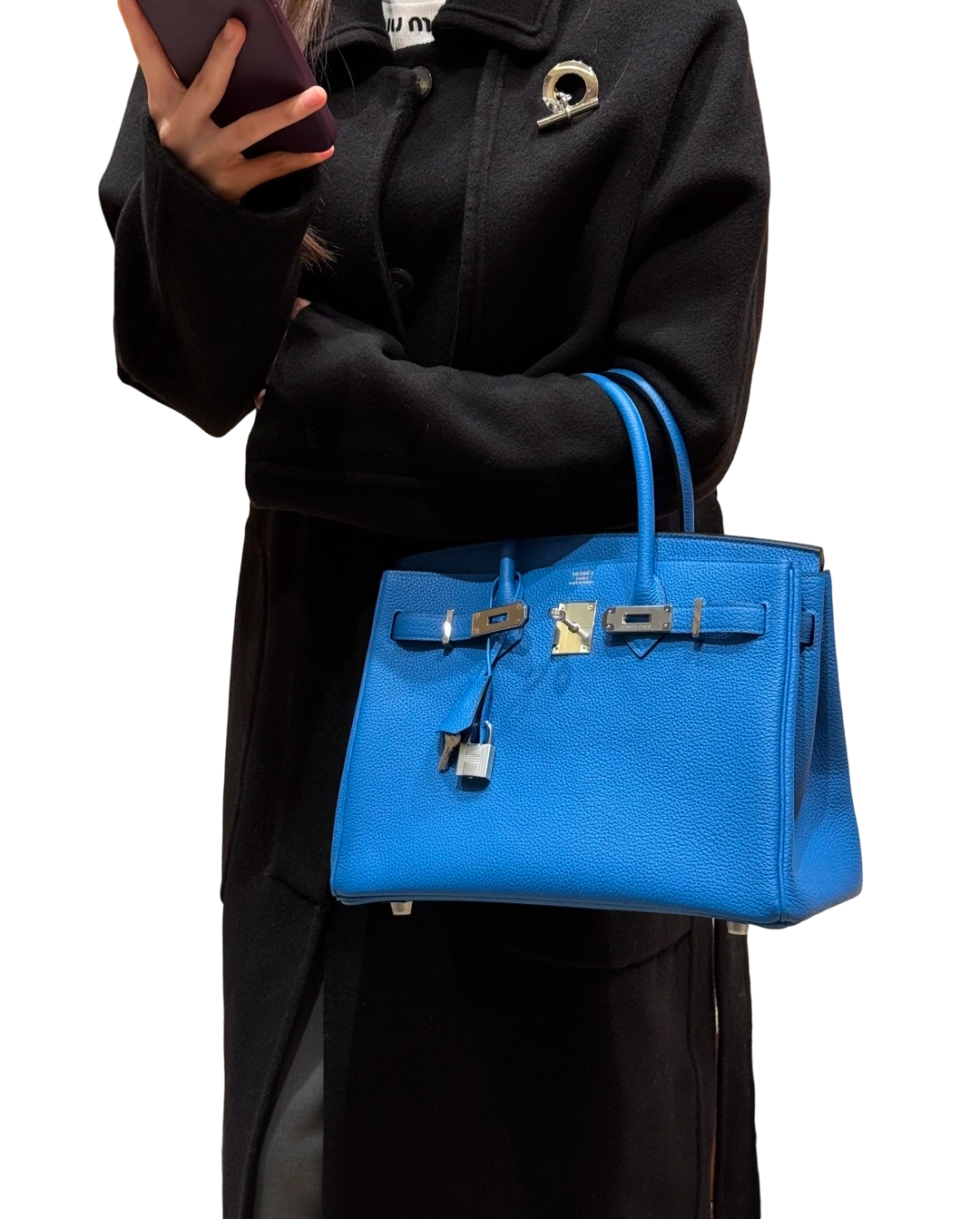 Birkin Togo – Bleu Saphir | Palladium