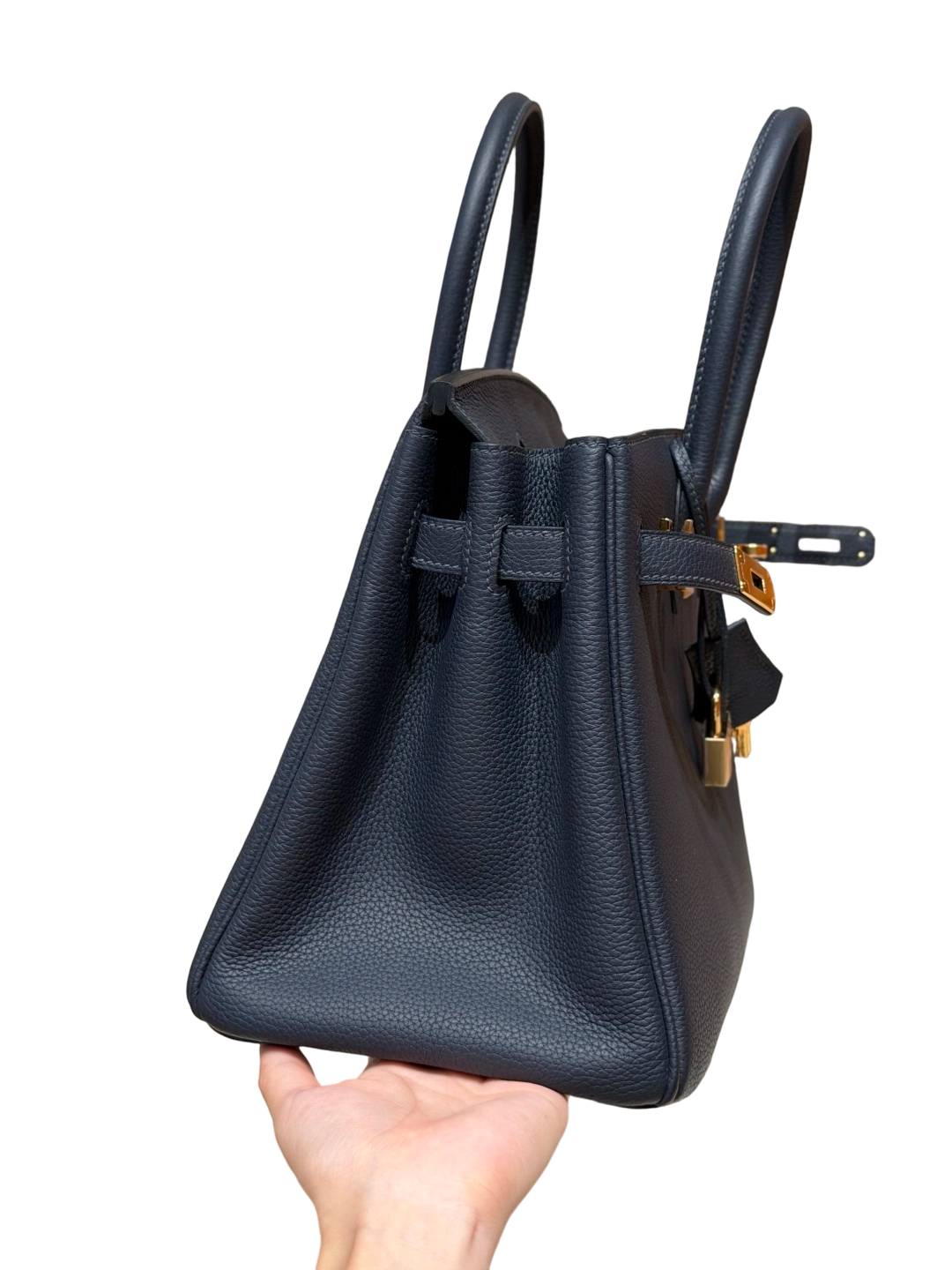Birkin Togo – Bleu Nuit | Gold-Plated