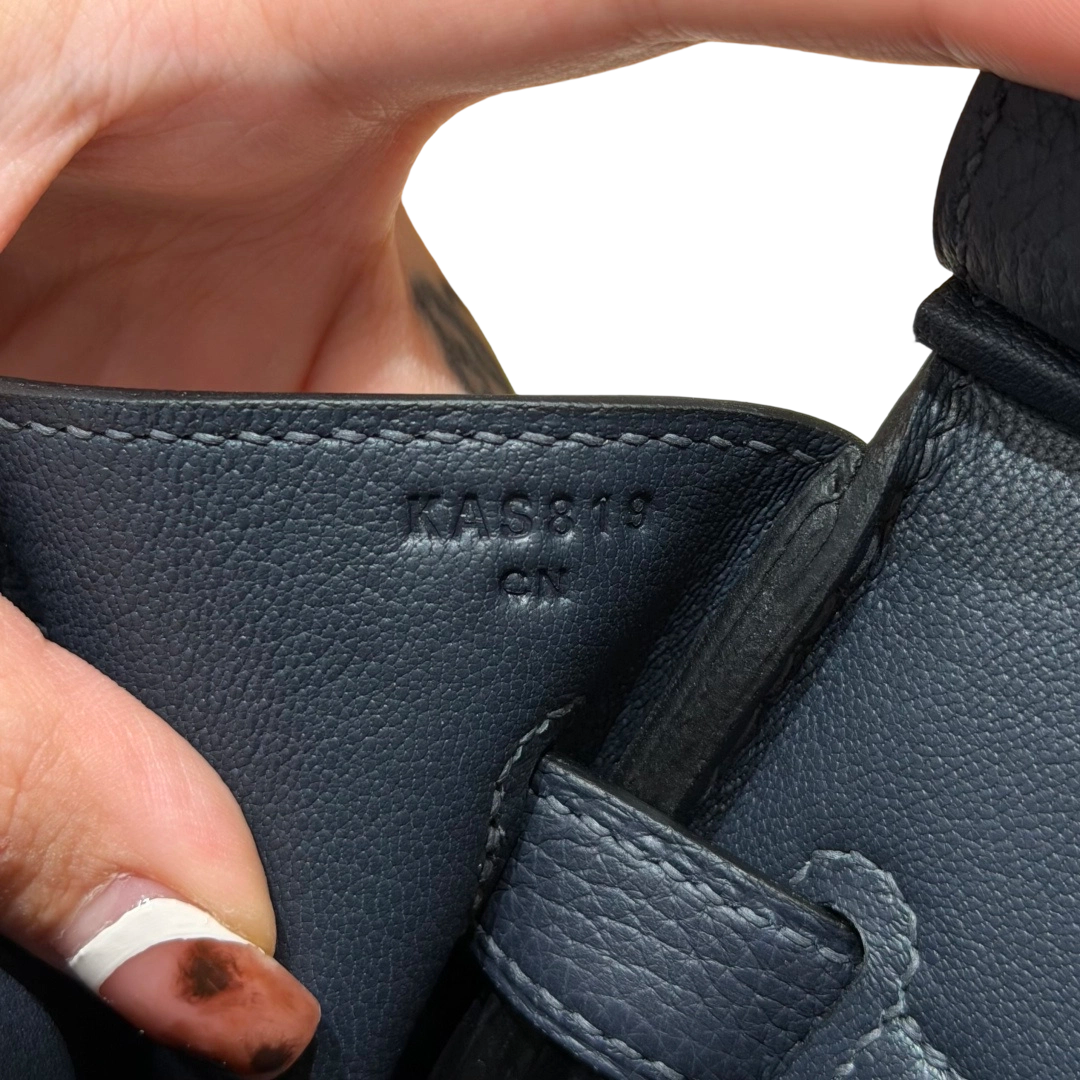 Birkin Togo – Bleu Nuit | Gold-Plated