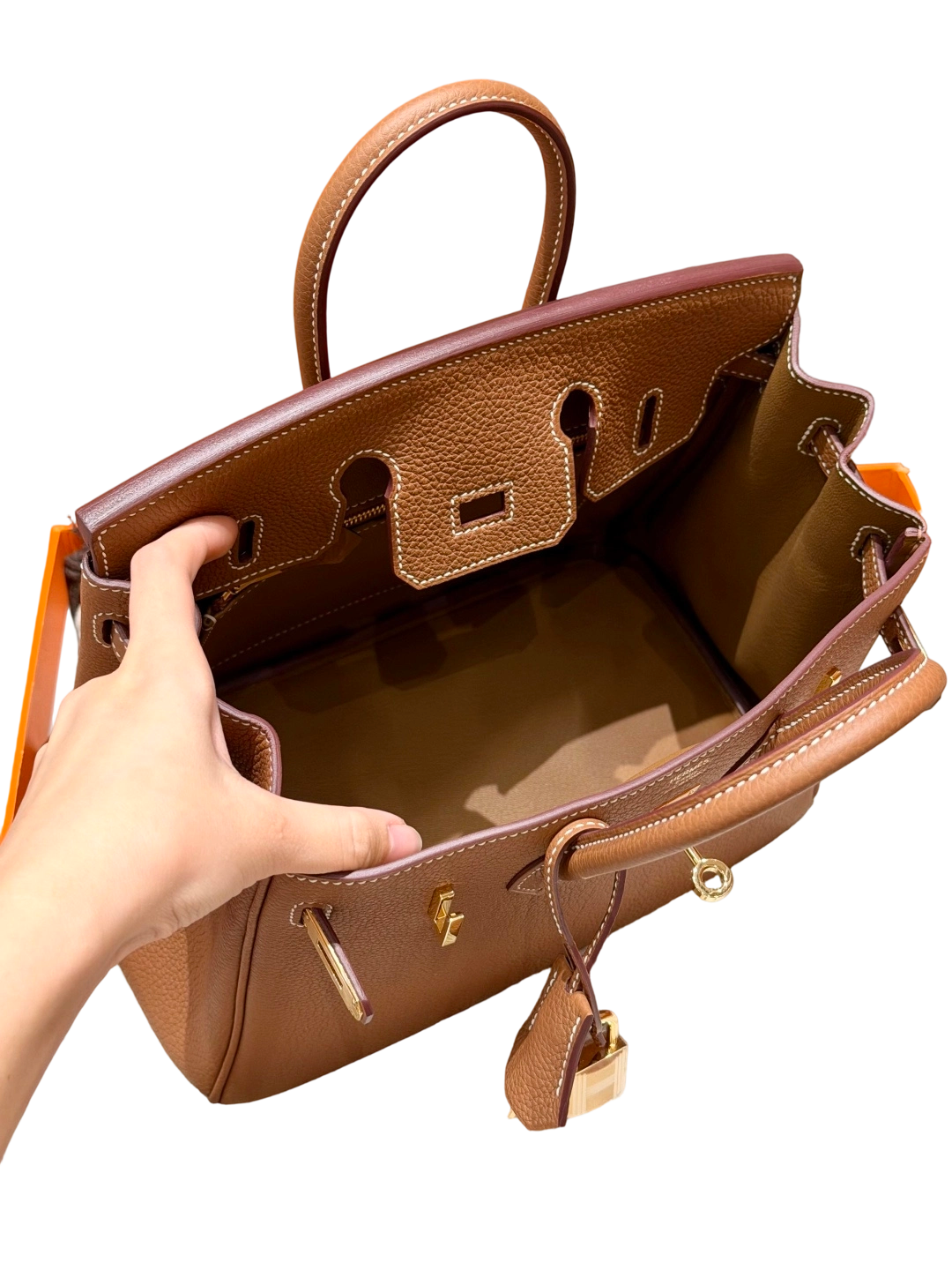 Birkin  Togo – Gold Brown | Gold-Plated
