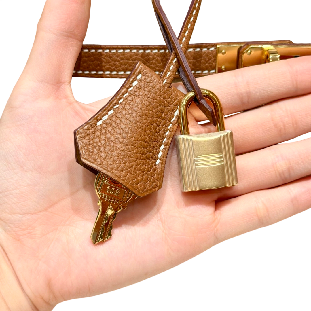 Birkin  Togo – Gold Brown | Gold-Plated