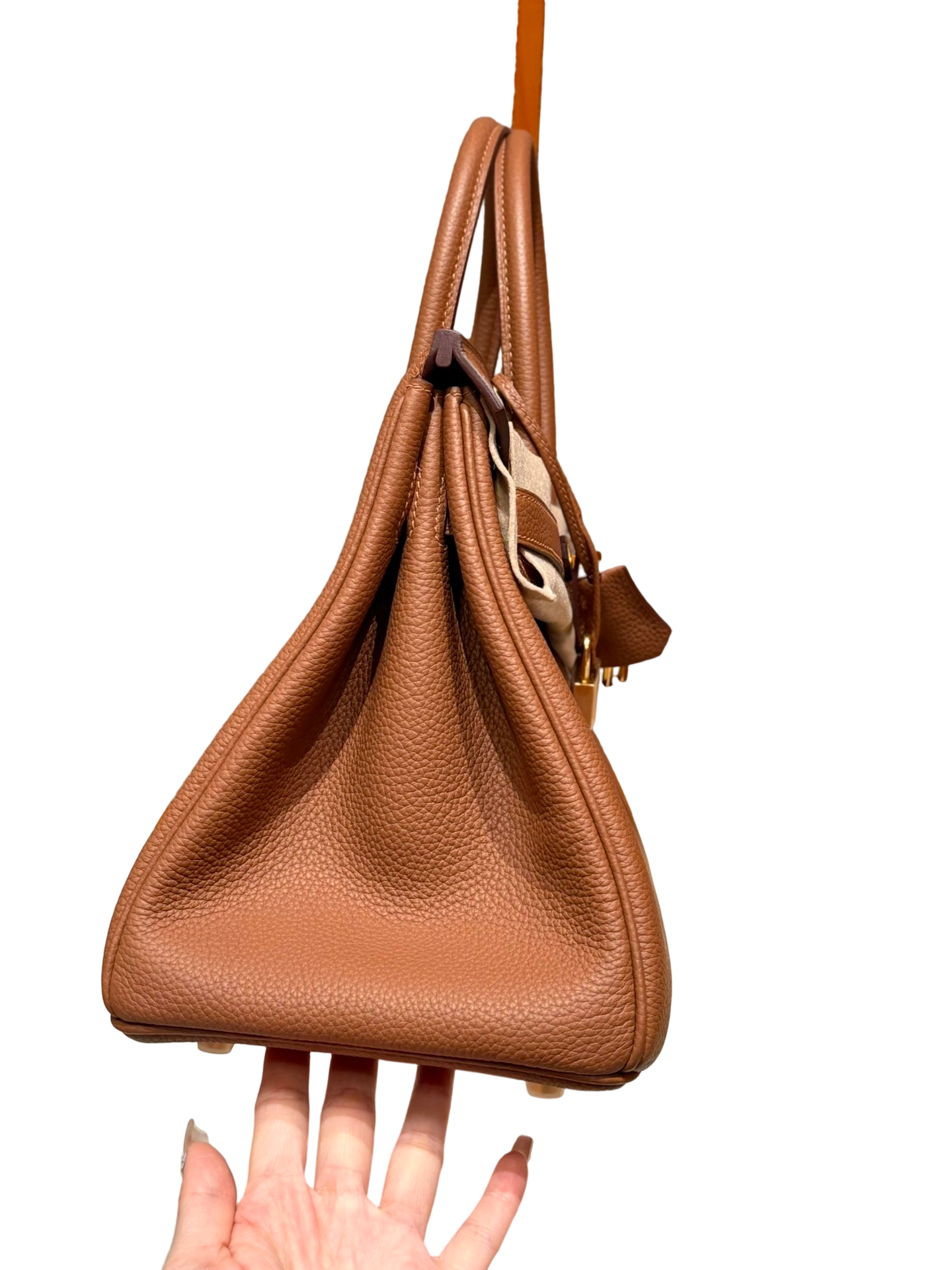 Birkin Togo– Gold Brown | Gold-Plated
