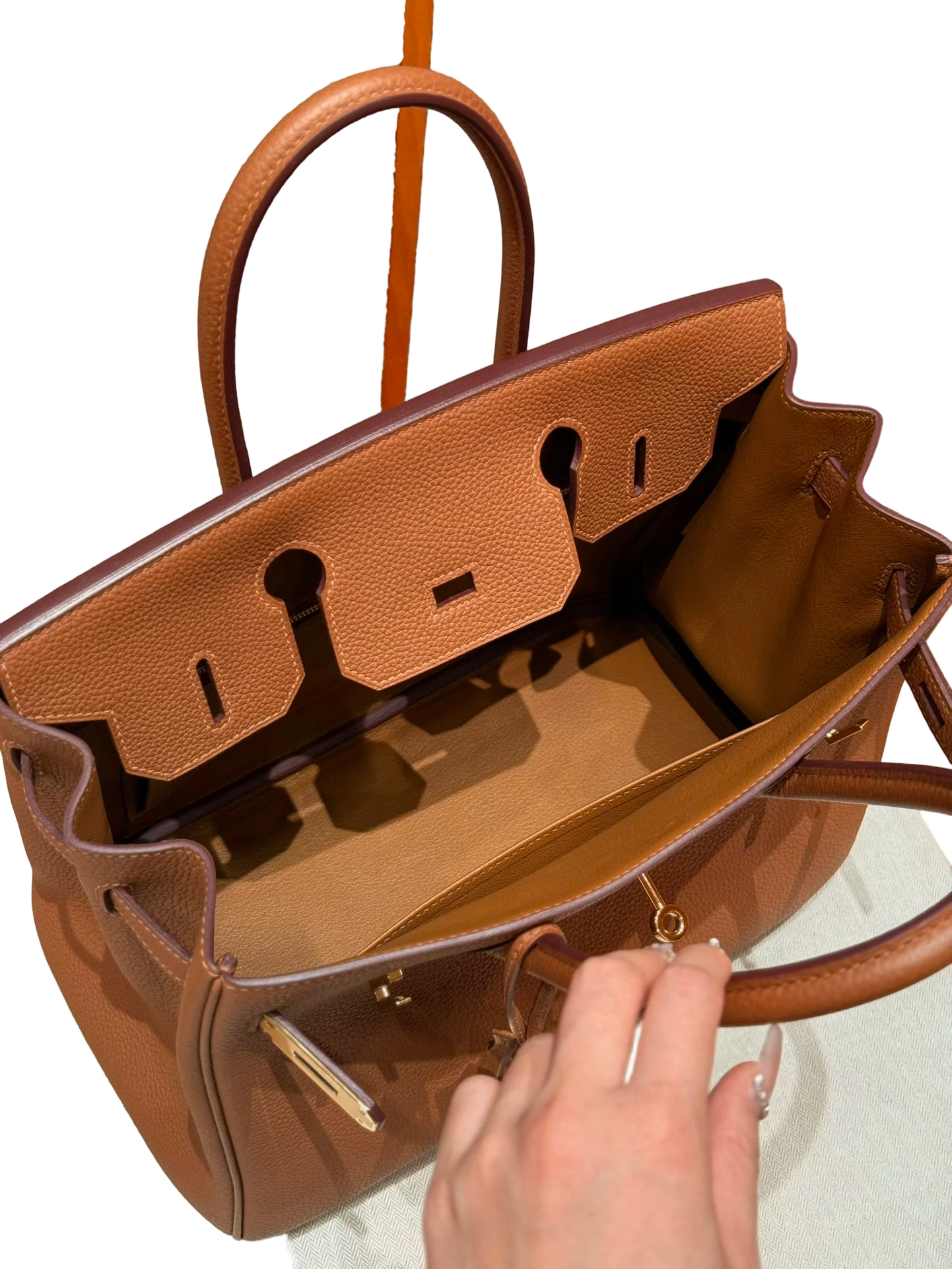 Birkin Togo– Gold Brown | Gold-Plated