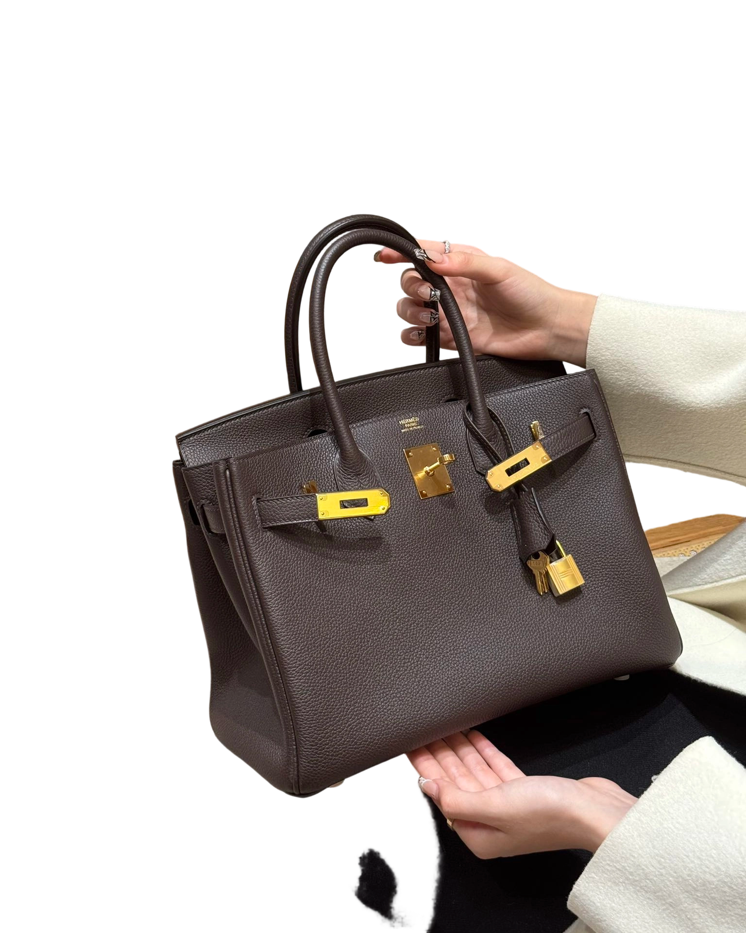 Birkin  Togo – Chocolate Brown | Gold-Plated