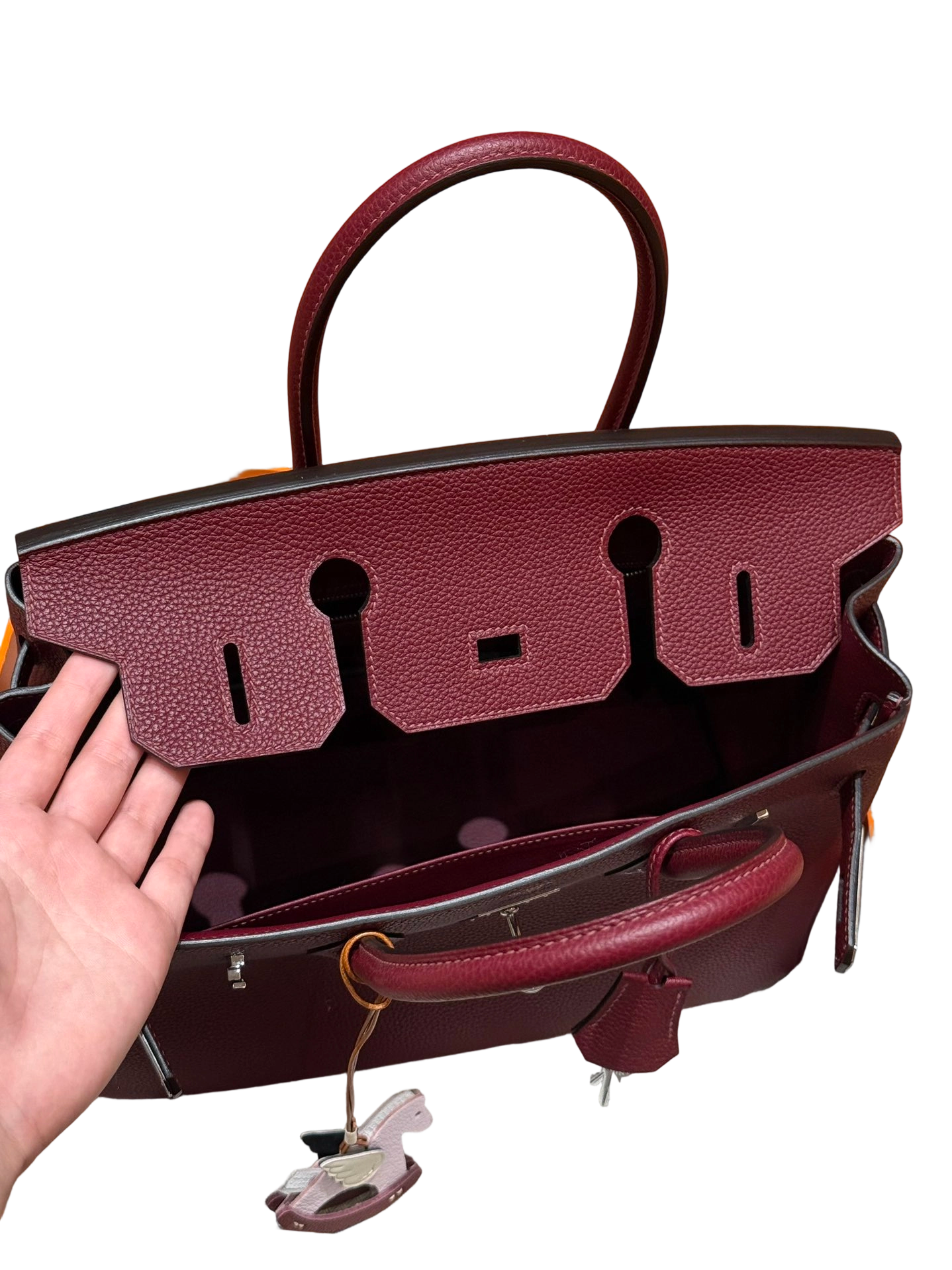 Birkin  Togo – Bordeaux Red | Palladium