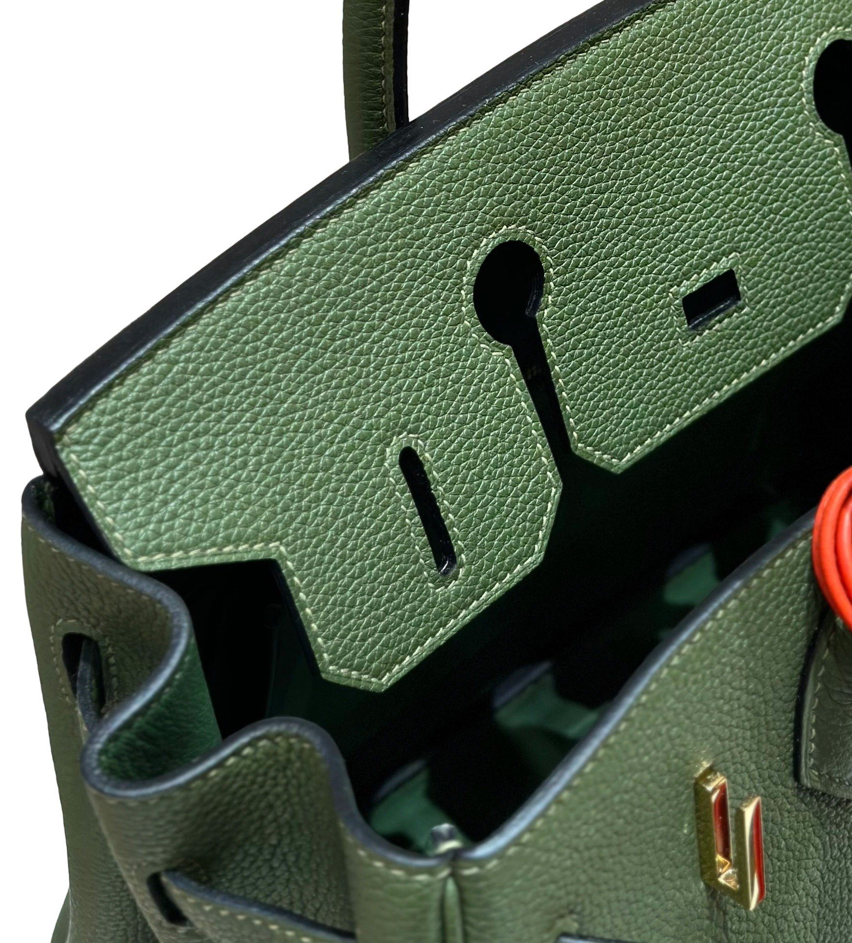 Birkin Togo– Olive Green | Gold-Plated