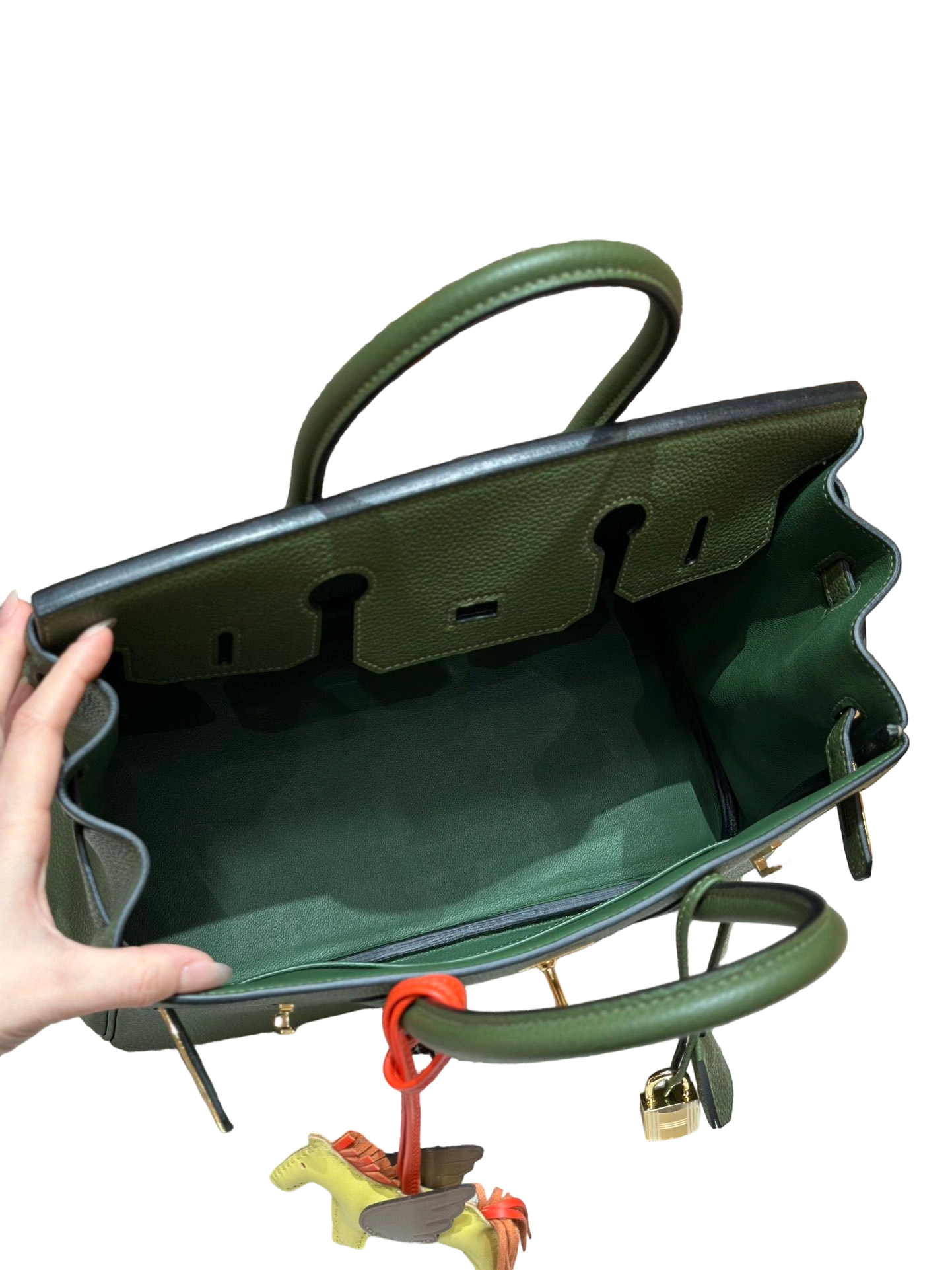 Birkin Togo– Olive Green | Gold-Plated