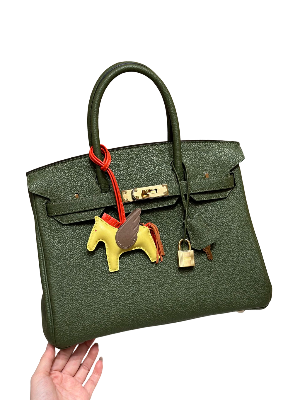 Birkin Togo– Olive Green | Gold-Plated