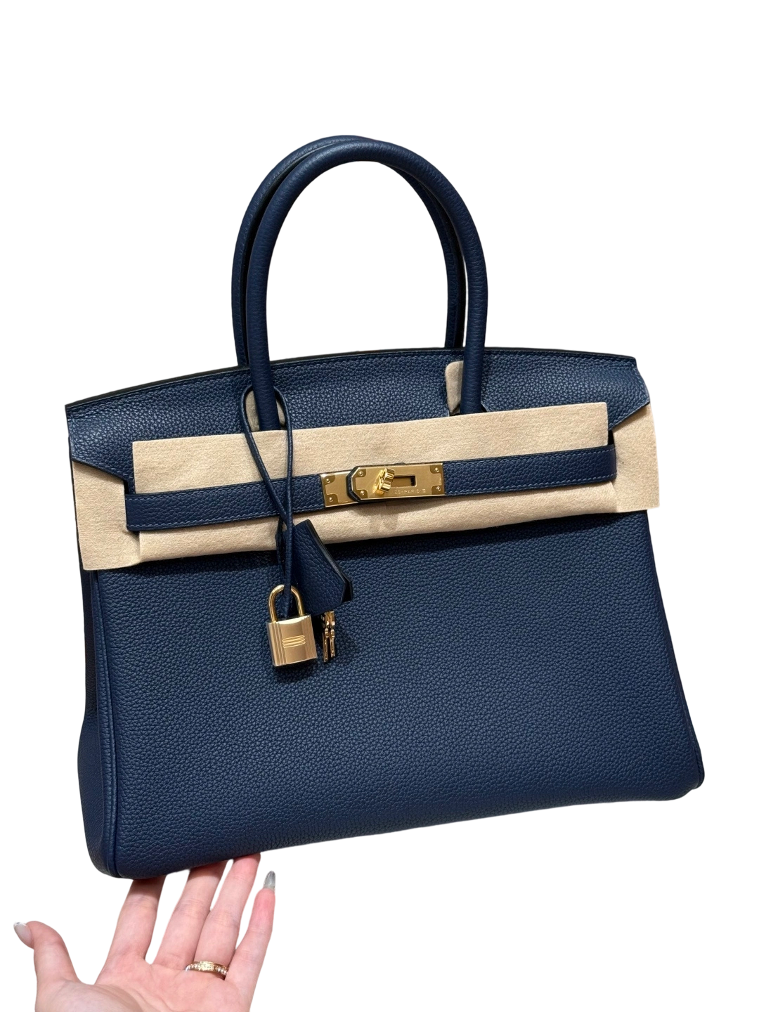 Birkin  Togo – Bleu Saphir | Gold-Plated