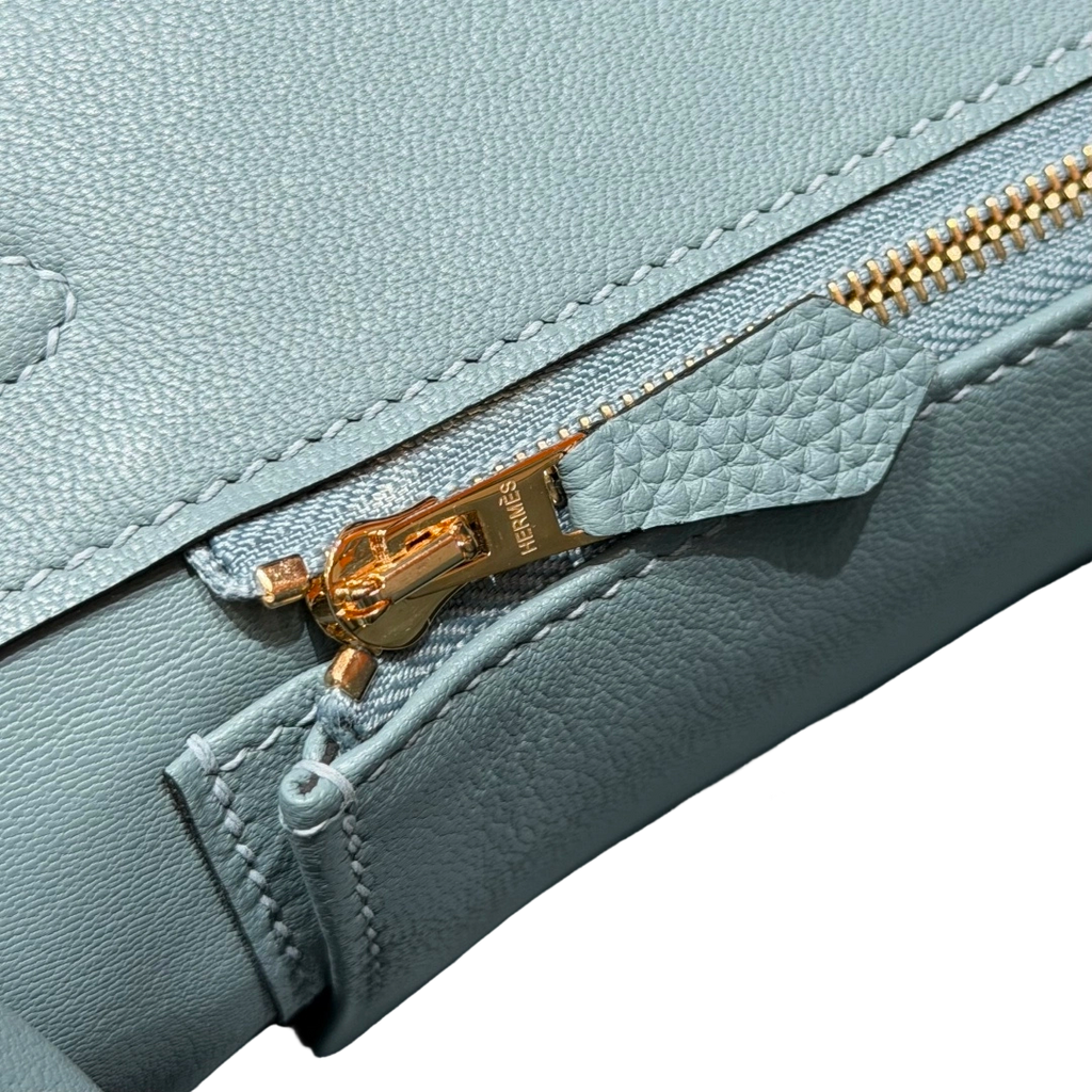 Birkin  Togo – Bleu Ciel | Gold-Plated