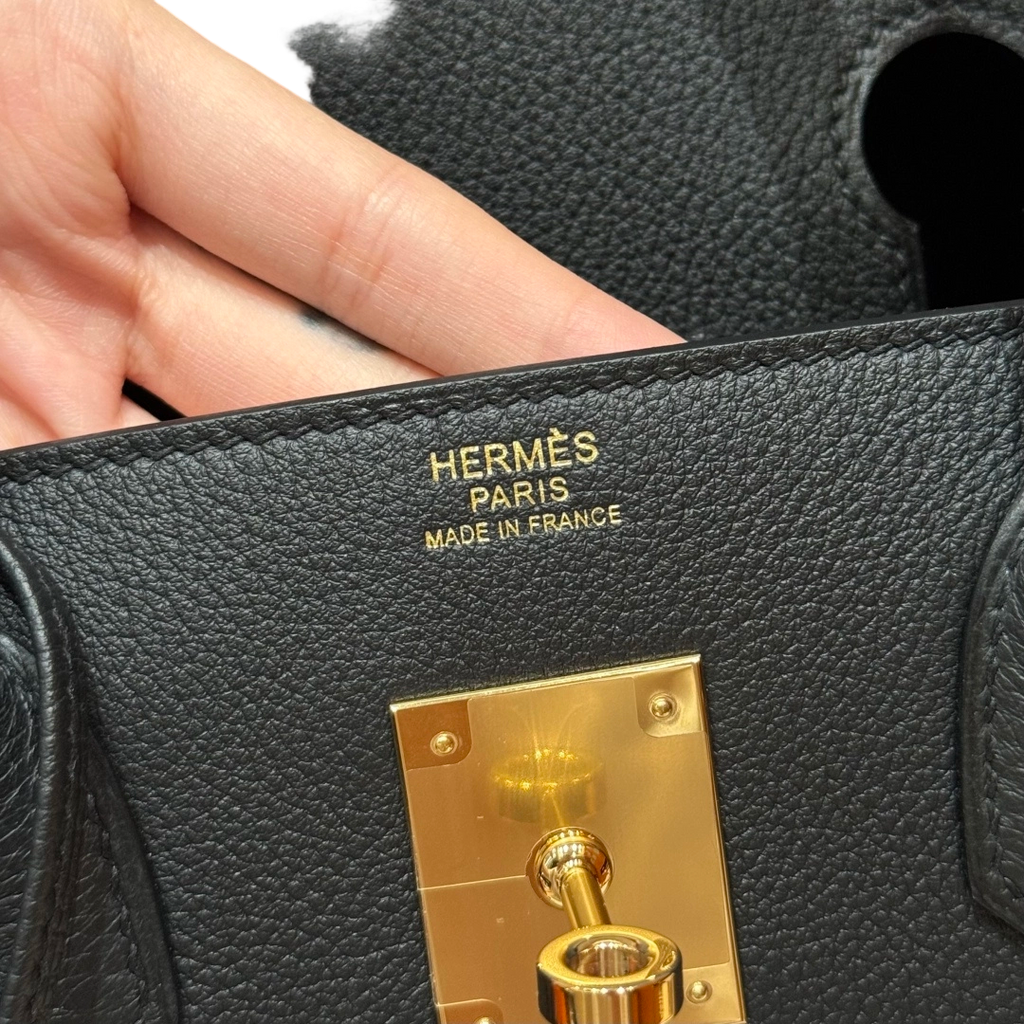 Birkin  Togo  – Black | Gold-Plated