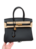 Birkin  Togo  – Black | Gold-Plated
