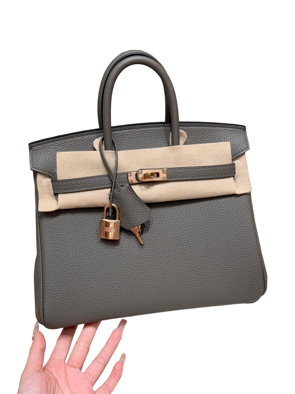 Birkin  Togo – Etain | Rose Gold-Plated