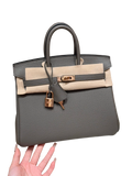 Birkin  Togo – Etain | Rose Gold-Plated