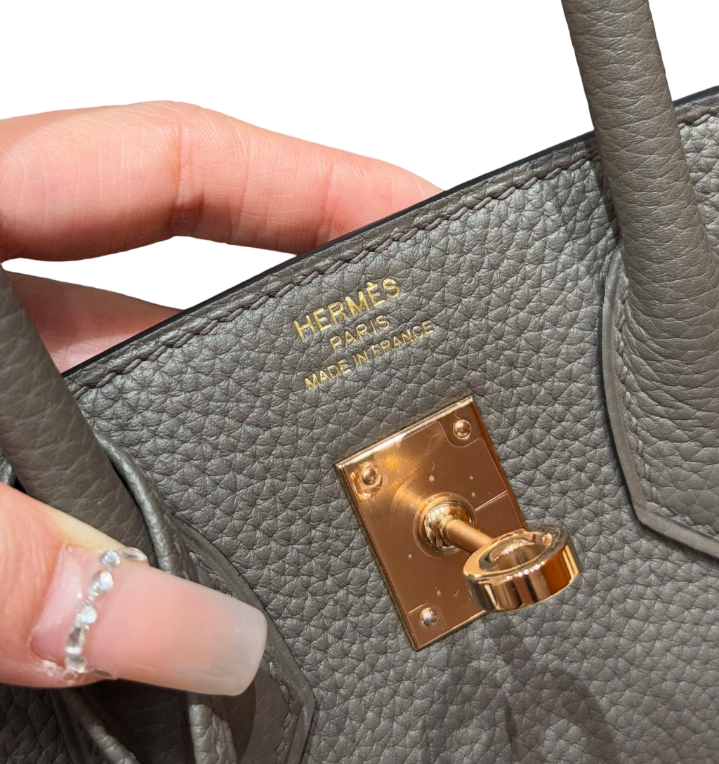 Birkin  Togo – Etain | Rose Gold-Plated