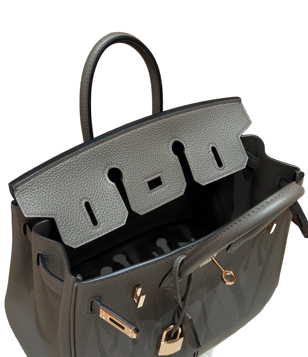 Birkin  Togo – Etain | Rose Gold-Plated