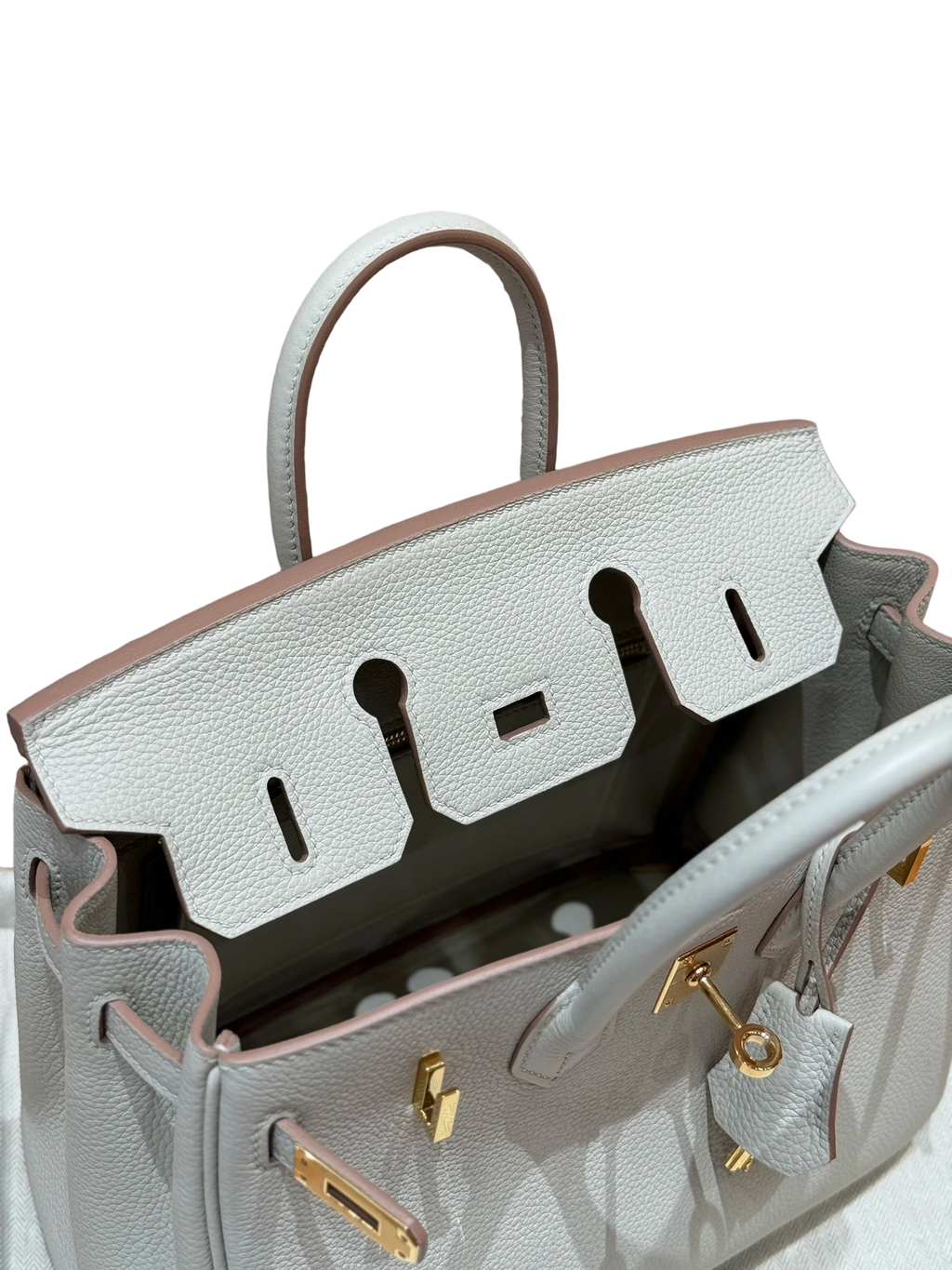 Birkin  Togo – Glacier White | Gold-Plated