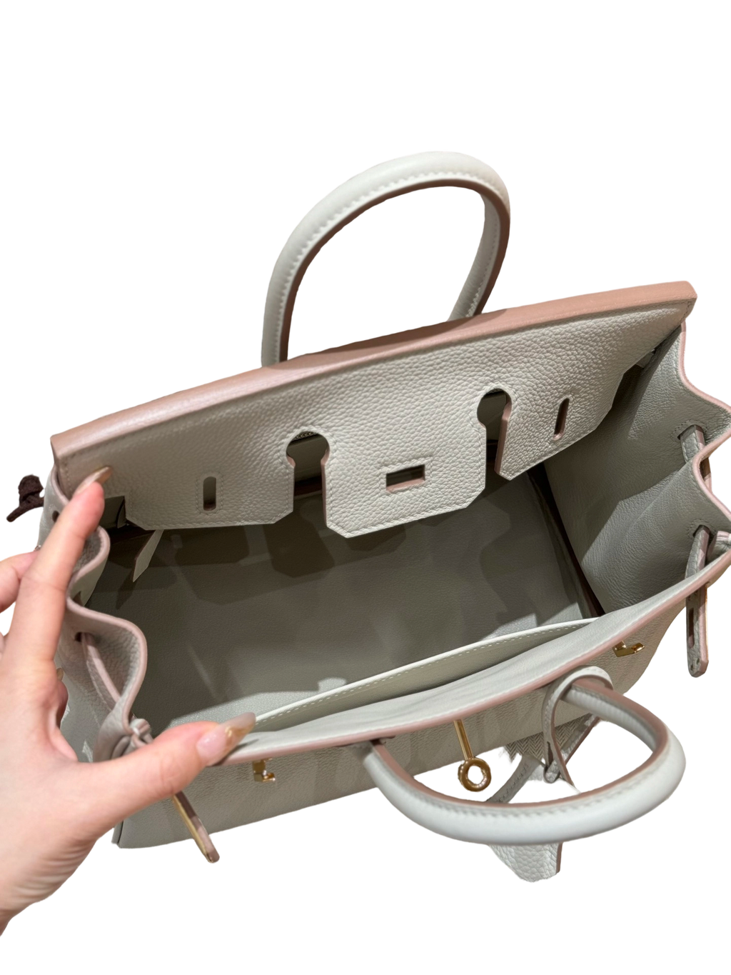 Birkin  Togo – Glacier White | Gold-Plated