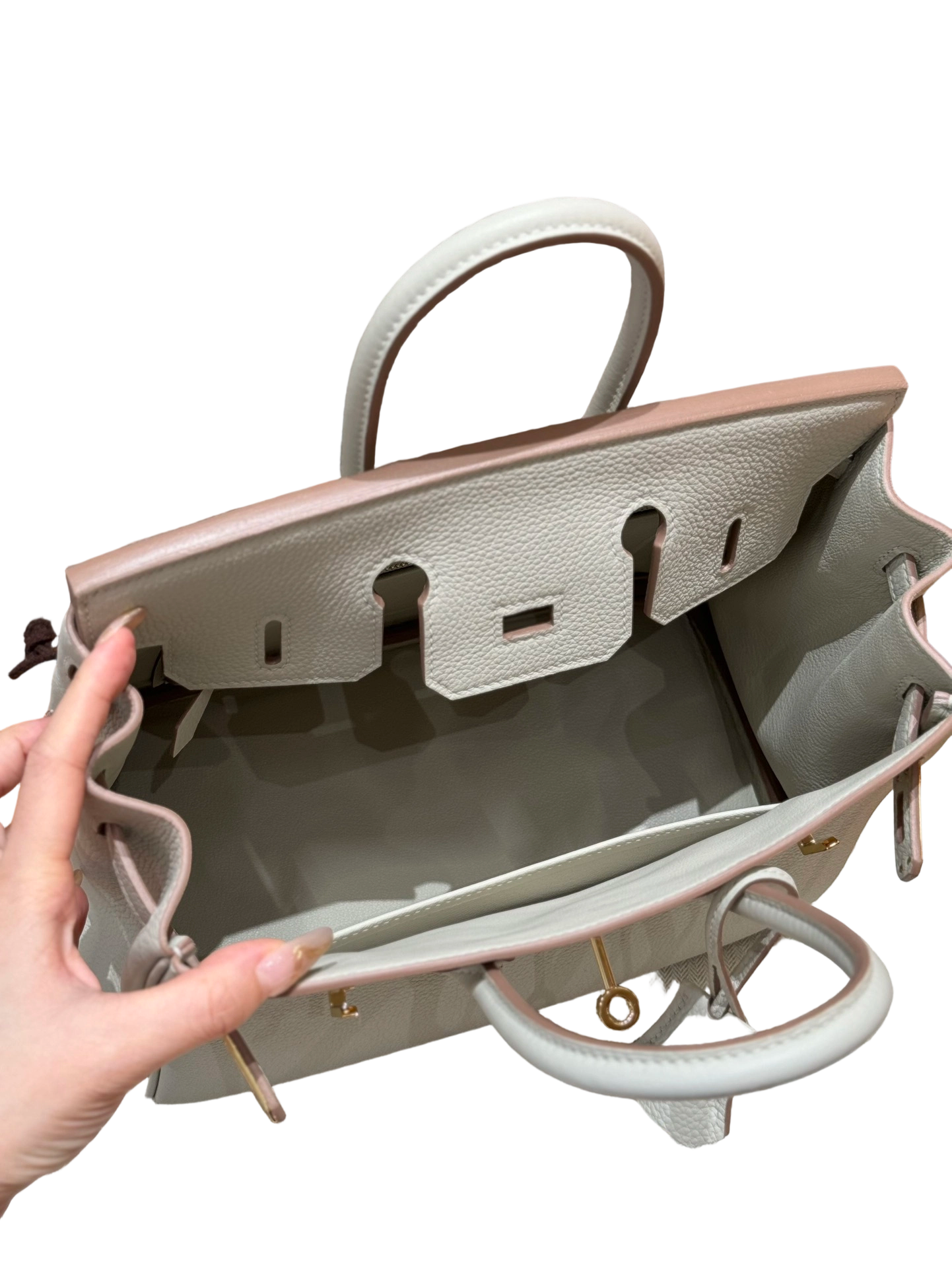 Birkin  Togo – Glacier White | Gold-Plated