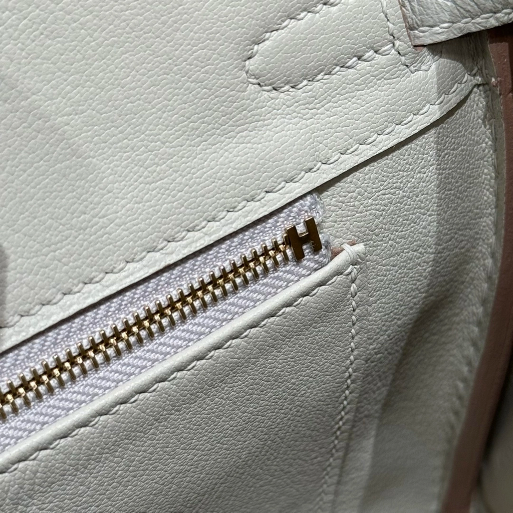 Birkin  Togo – Glacier White | Gold-Plated