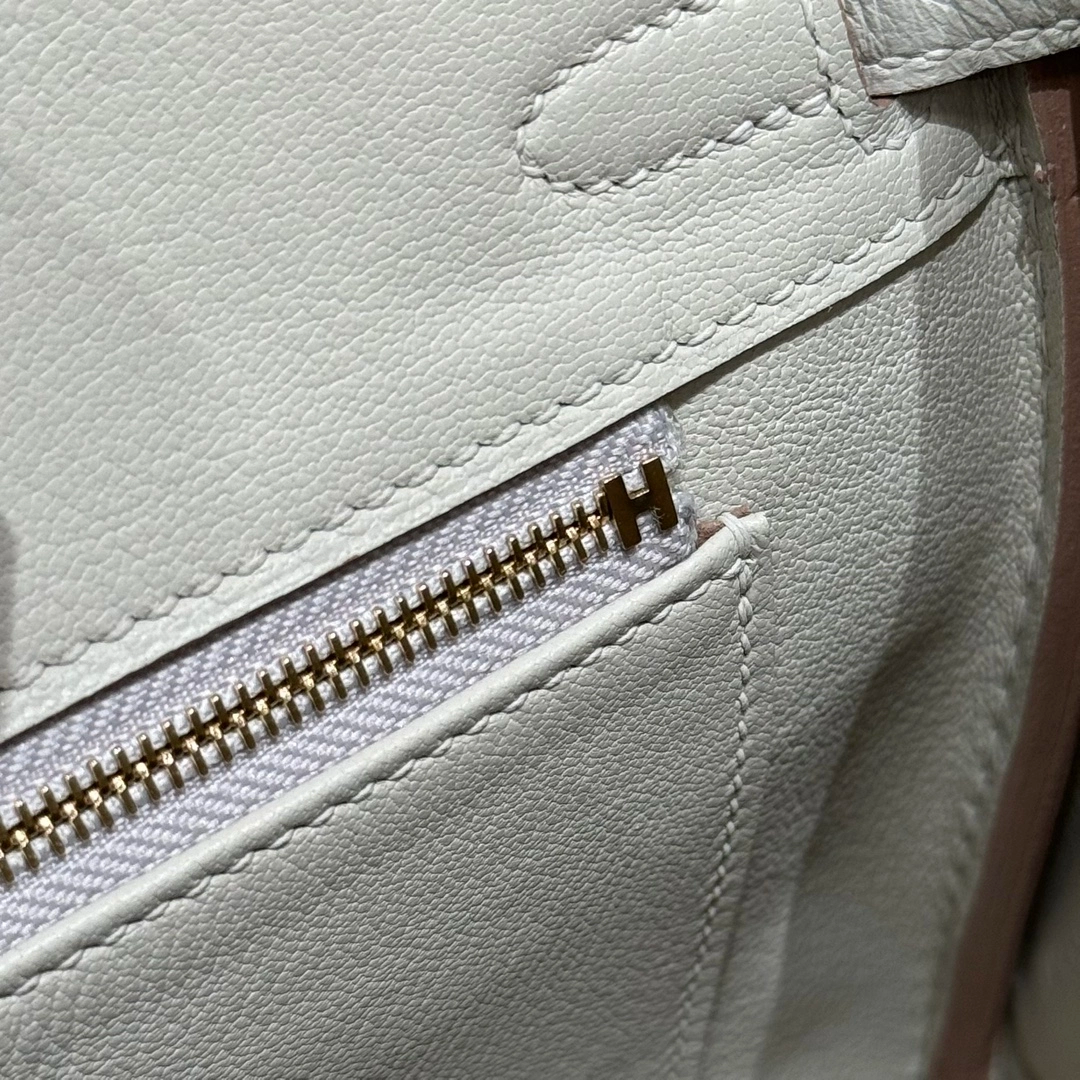 Birkin  Togo – Glacier White | Gold-Plated